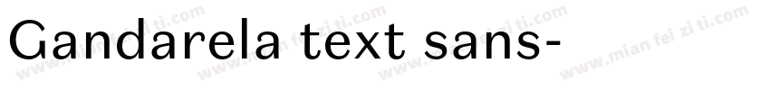 Gandarela text sans字体转换